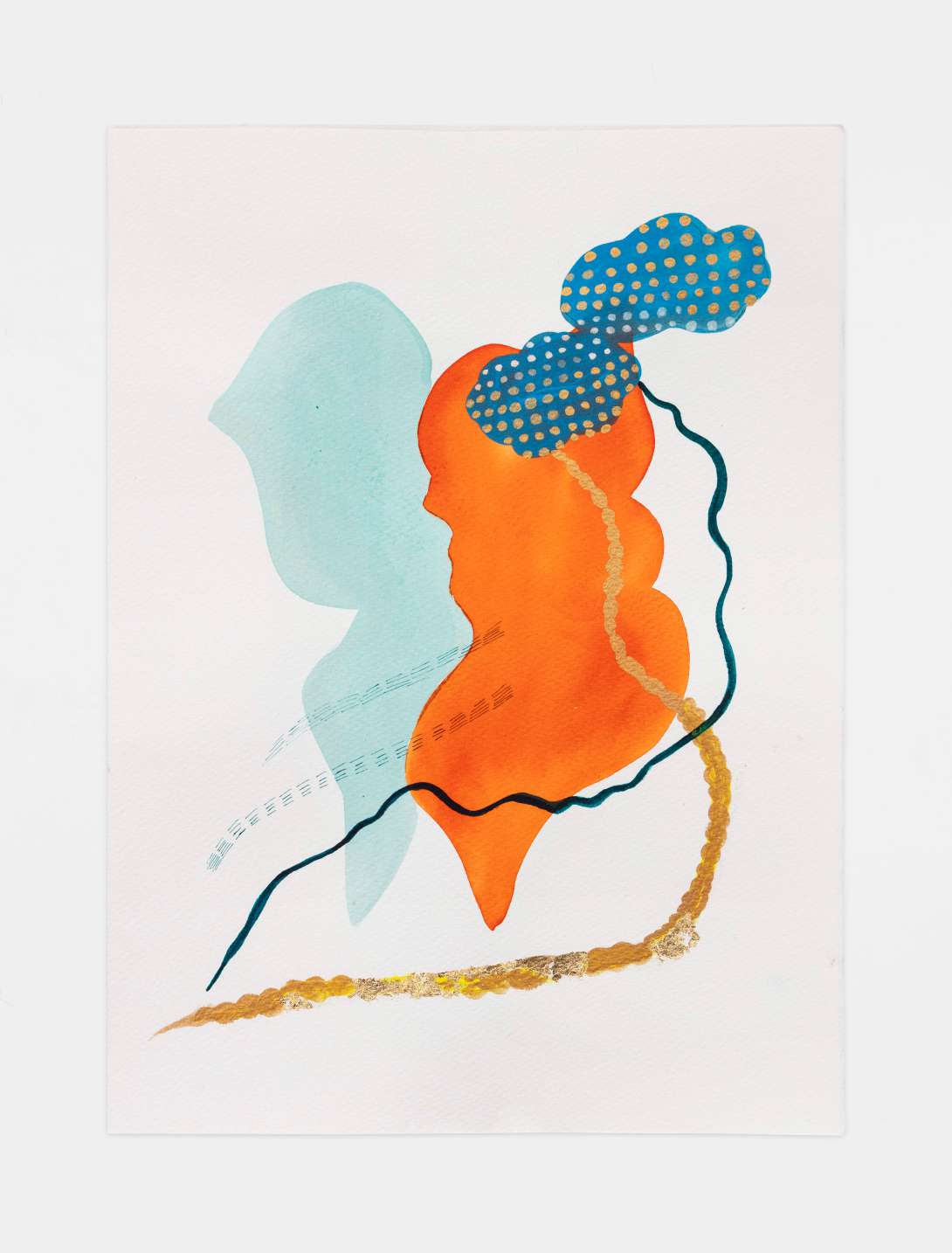 Ardente transparence, 2024, Aquarelle
