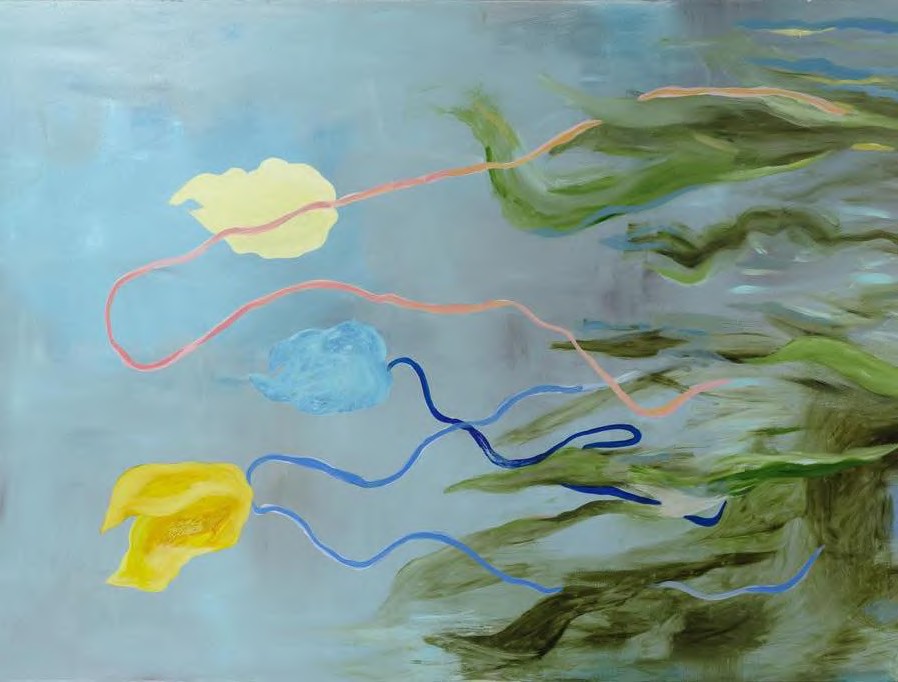 Les champs magnétiques, 2020, Oil on canvas