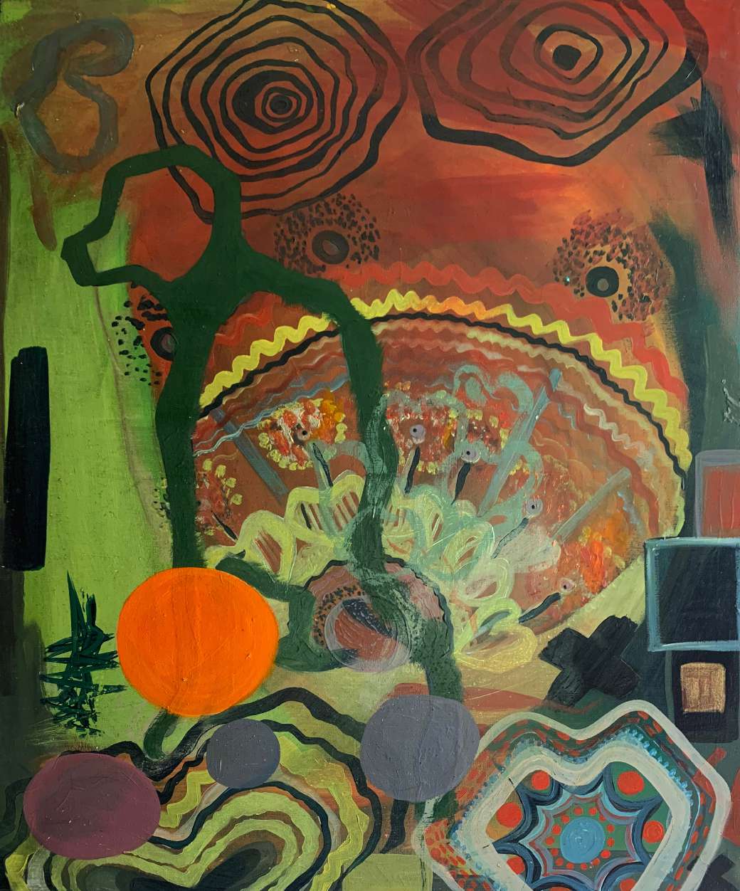 Demain, dès l'aube, 2020, Oil on canvas