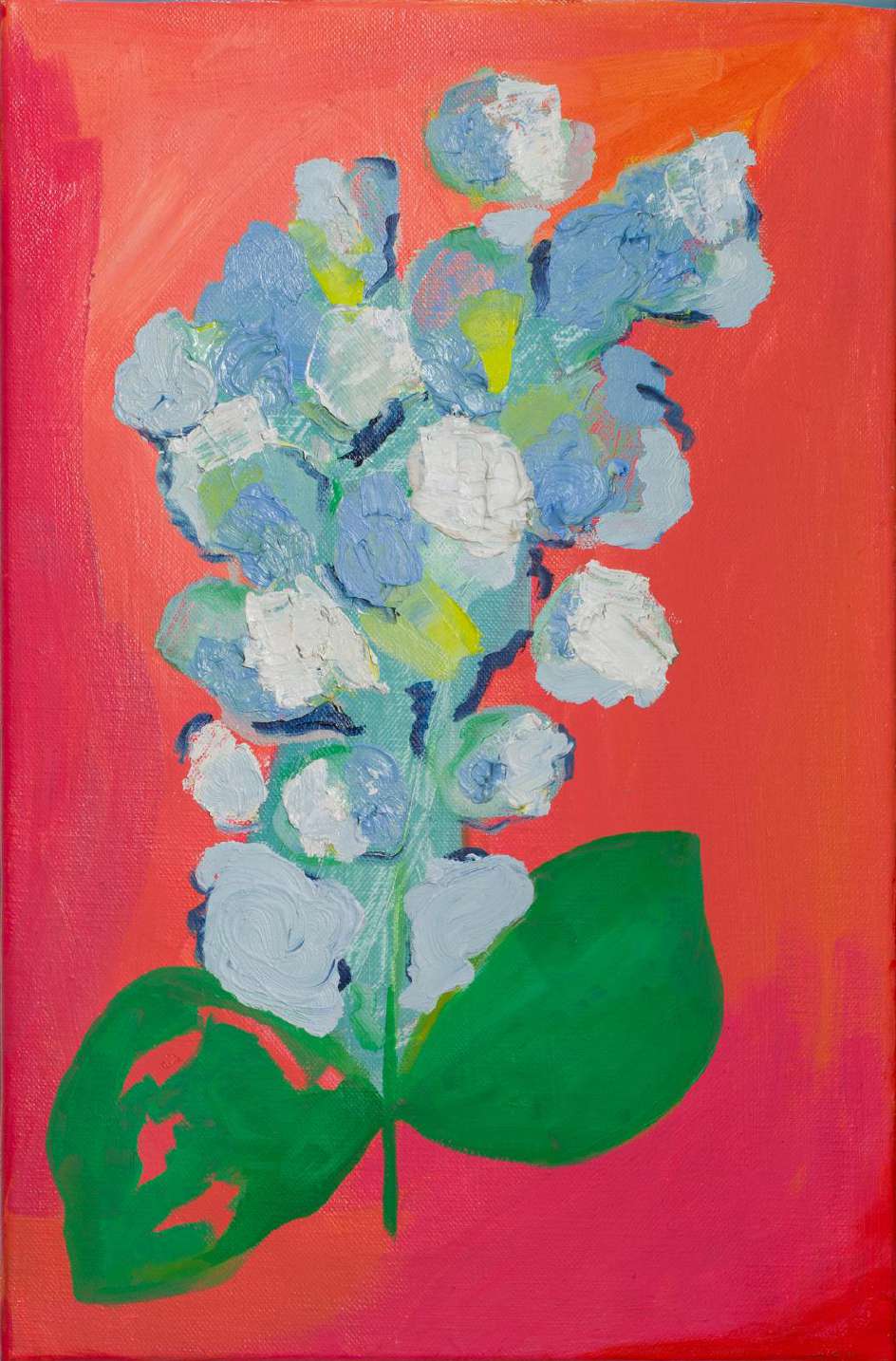 Fleur sauvage, 2024, Oil on canvas