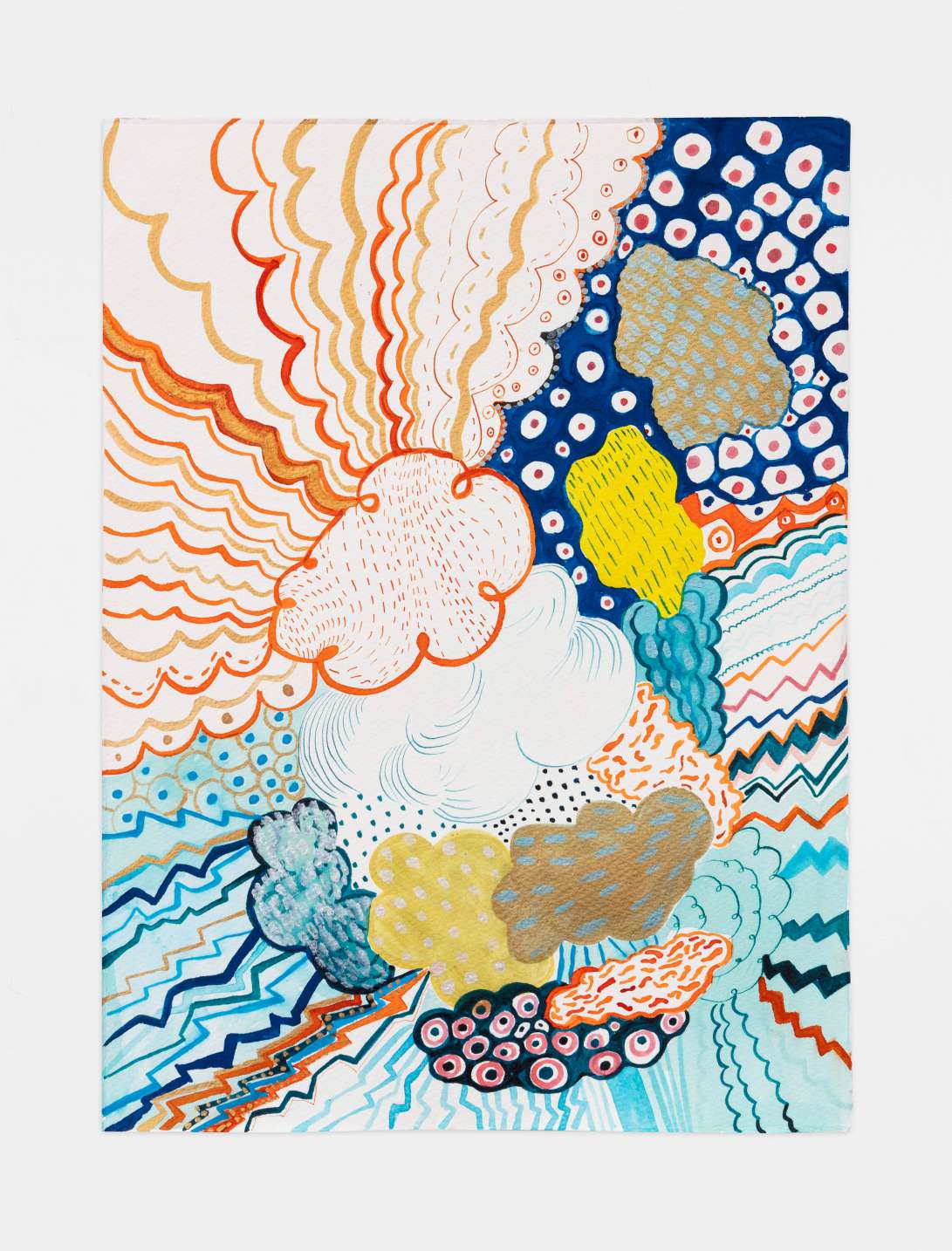 Lumière iridicente, 2024, Aquarelle
