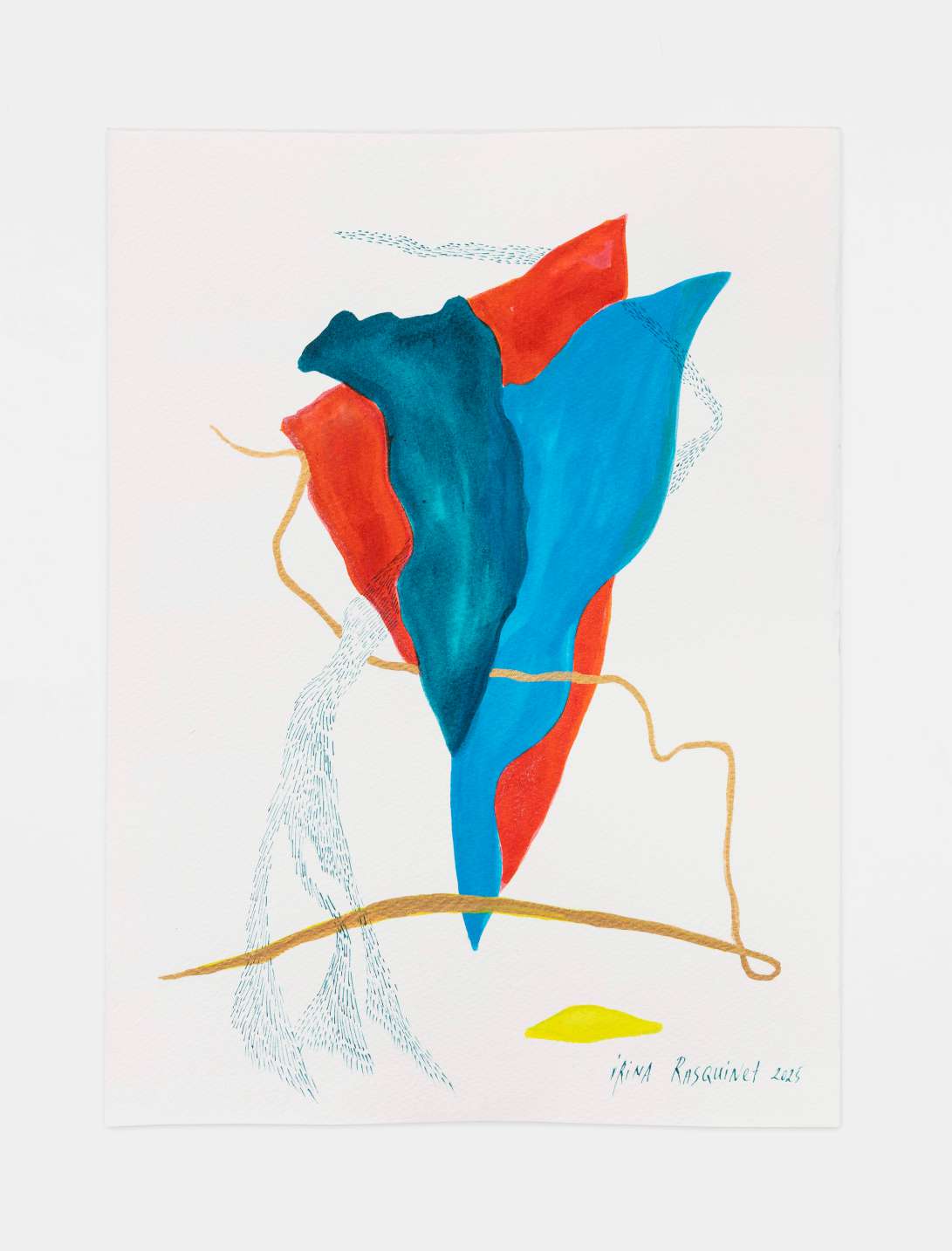 Orage de sens, 2024, Aquarelle