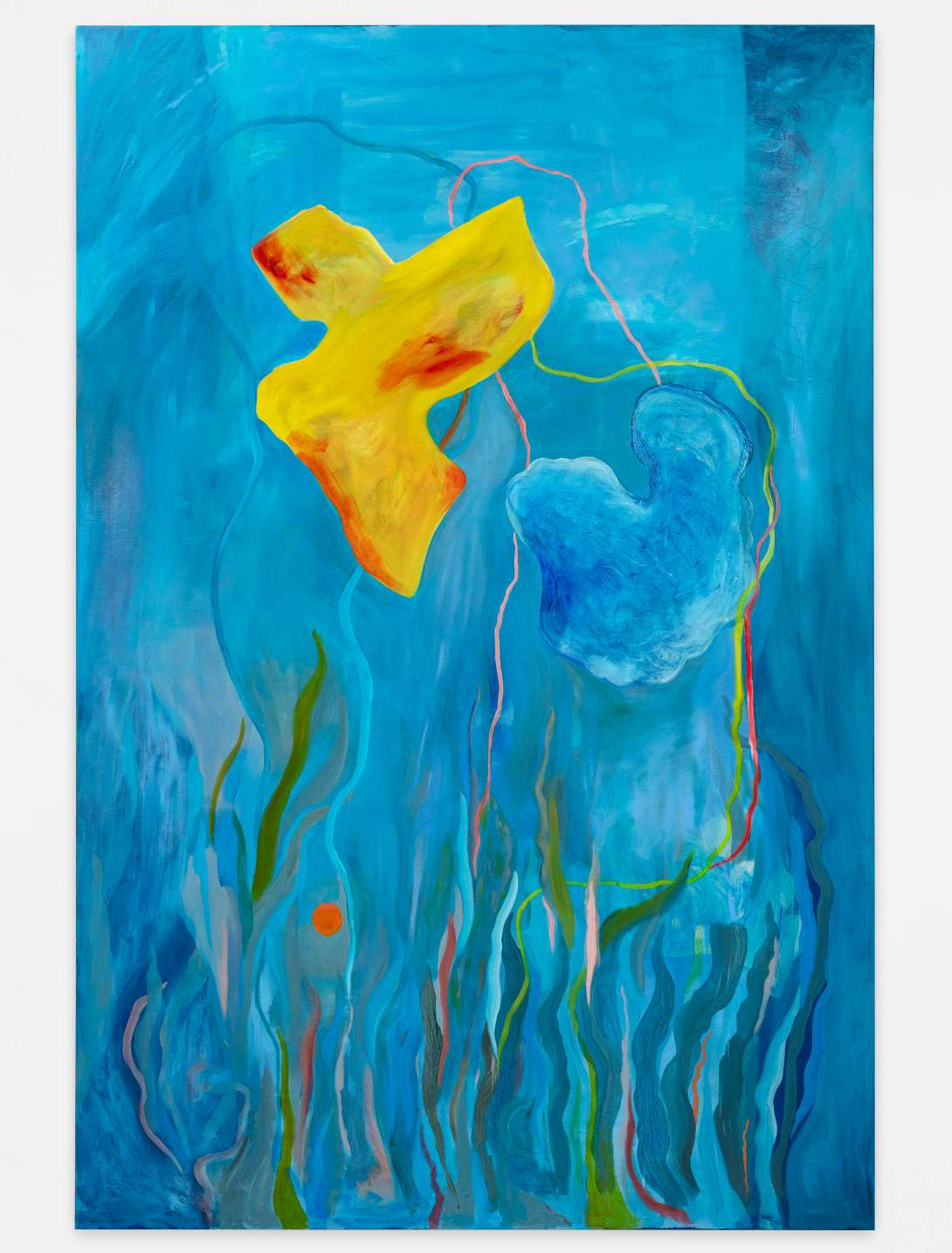 Le monde sera bleu... ou ne sera pas, 2025, Oil on canvas