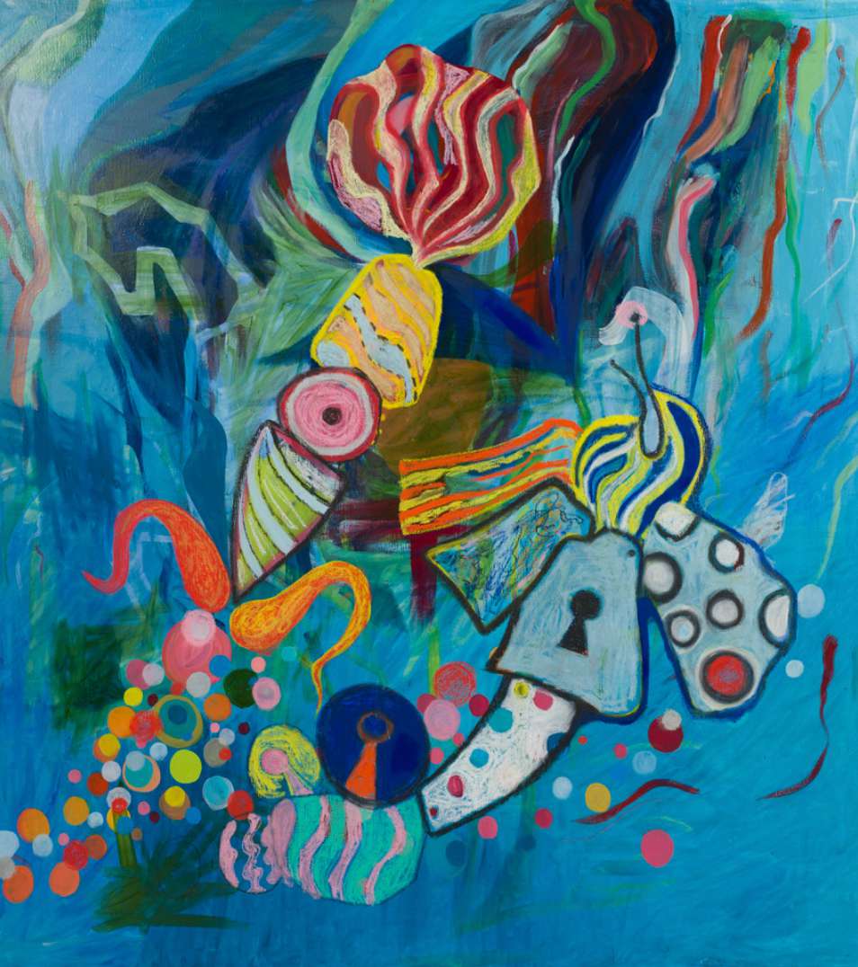 Quand la nature reprend ses droits, 2018, Oil on canvas