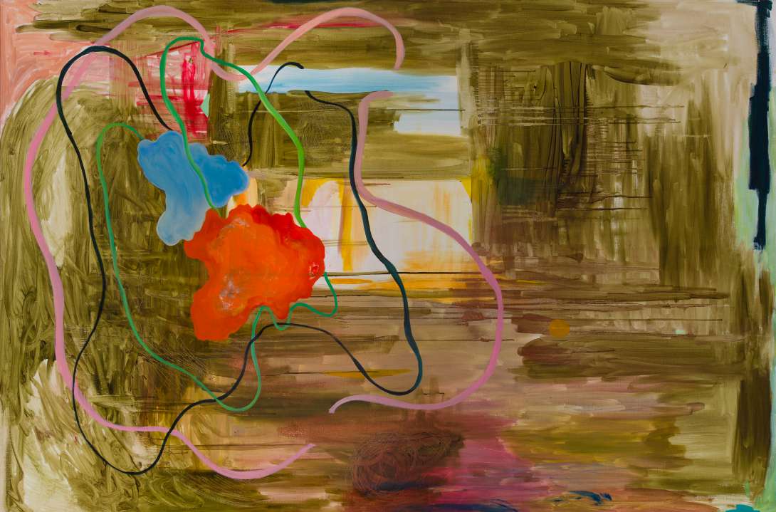 Rencontre iminente, 2021, Oil on canvas