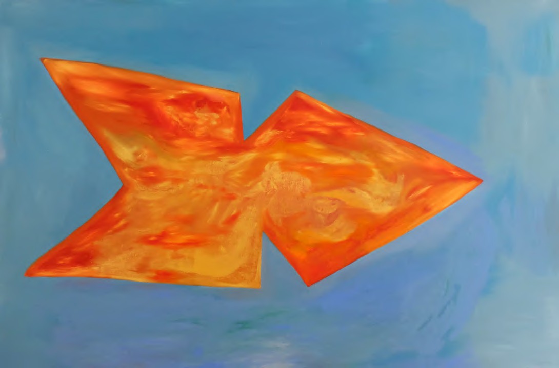 Tout feu tout flamme, 2021, Oil on canvas